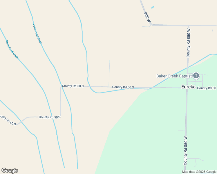 map of restaurants, bars, coffee shops, grocery stores, and more near 9037 County Road 50 South in Richland City