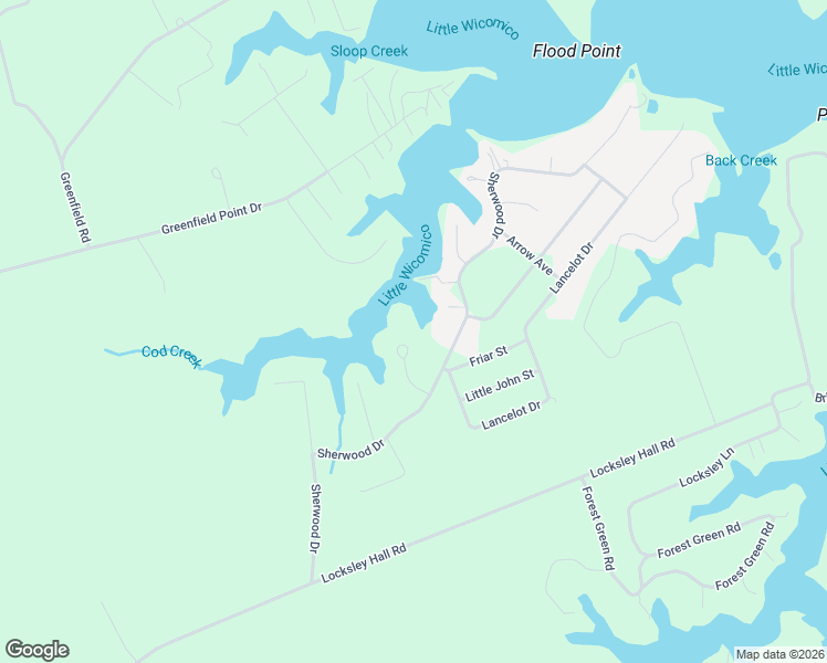 map of restaurants, bars, coffee shops, grocery stores, and more near 142 Swann Court in Reedville