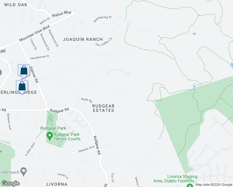 map of restaurants, bars, coffee shops, grocery stores, and more near 2114 Londonderry Court in Walnut Creek