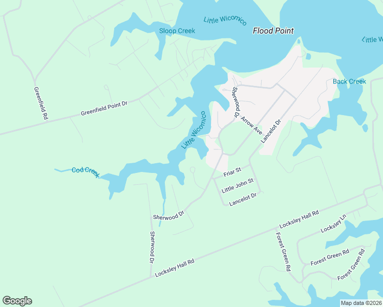 map of restaurants, bars, coffee shops, grocery stores, and more near 142 Swann Court in Reedville