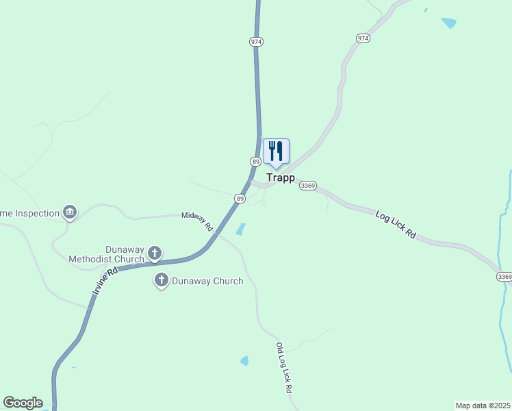 map of restaurants, bars, coffee shops, grocery stores, and more near 11400 Irvine Road in Winchester