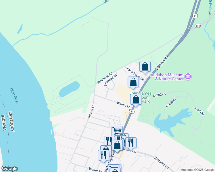 map of restaurants, bars, coffee shops, grocery stores, and more near 3001-3099 Palmer Circle in Henderson