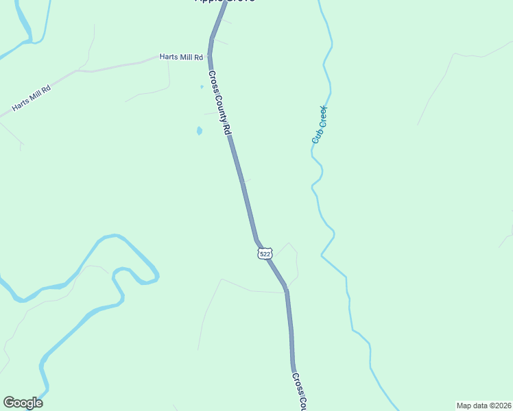 map of restaurants, bars, coffee shops, grocery stores, and more near 10516-10664 Cross County Rd in Mineral