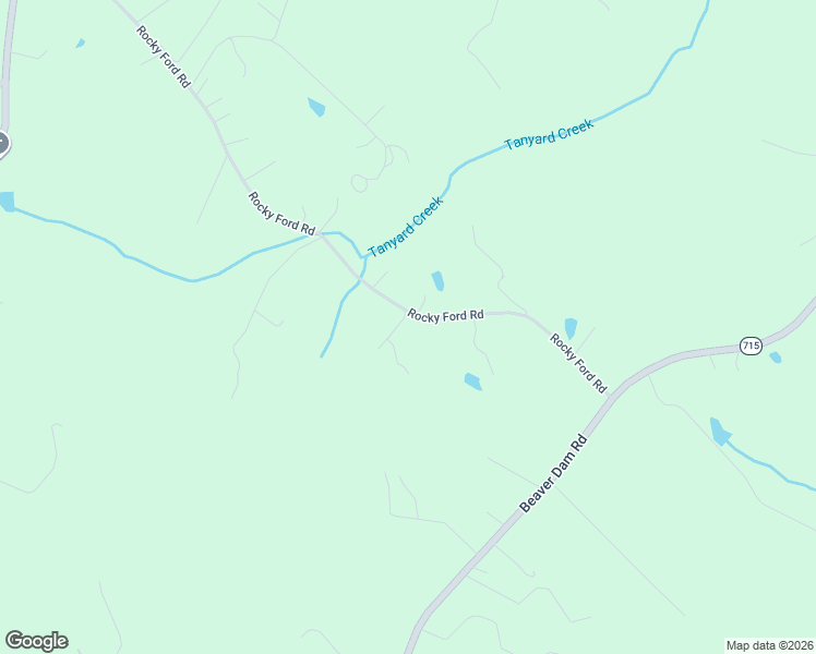 map of restaurants, bars, coffee shops, grocery stores, and more near 17167 Rocky Ford Road in Beaverdam