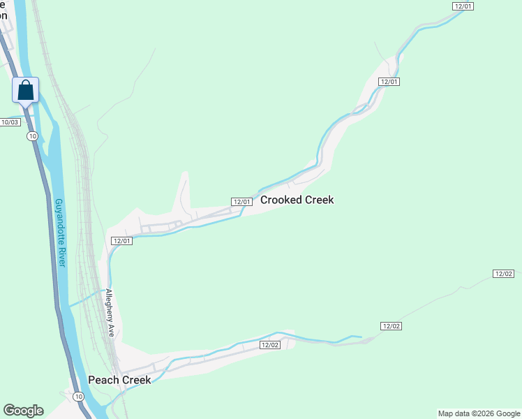 map of restaurants, bars, coffee shops, grocery stores, and more near 556 County Highway 12/01 in Peach Creek
