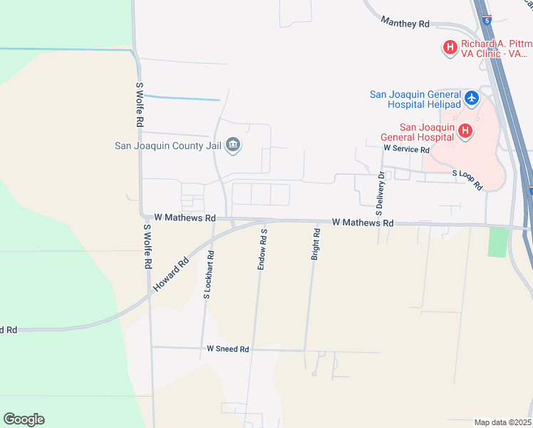 map of restaurants, bars, coffee shops, grocery stores, and more near 777 West Mathews Road in French Camp