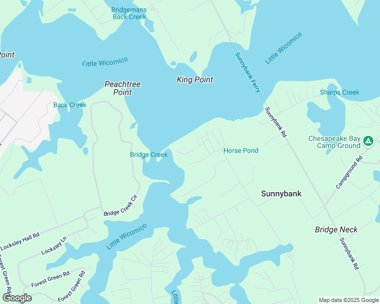 map of restaurants, bars, coffee shops, grocery stores, and more near 154 Waterside Lane in Reedville