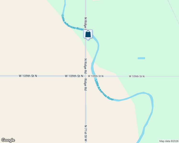 map of restaurants, bars, coffee shops, grocery stores, and more near 11038 North Ridge Road in Sedgwick