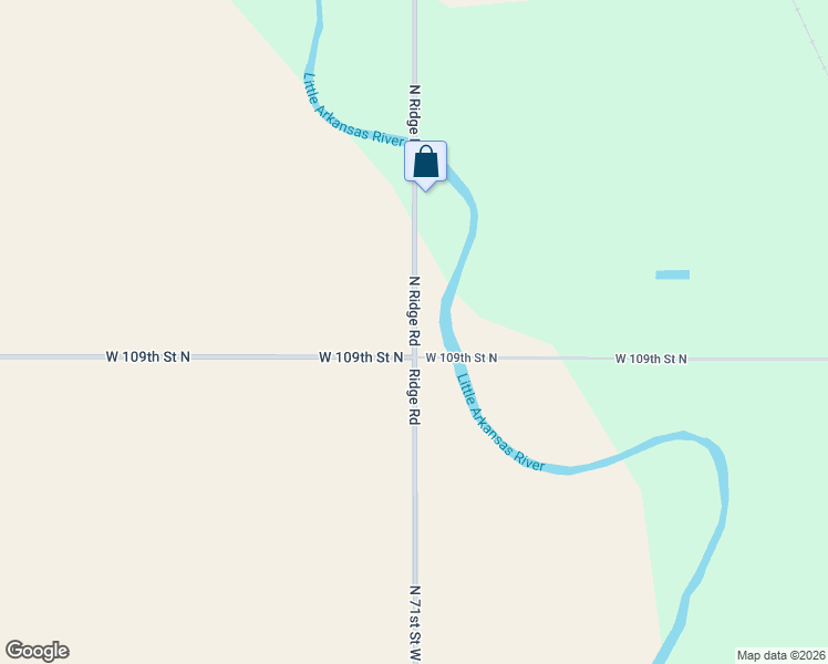 map of restaurants, bars, coffee shops, grocery stores, and more near 11038 North Ridge Road in Sedgwick