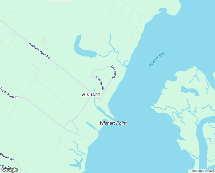 map of restaurants, bars, coffee shops, grocery stores, and more near Channel Road in Atlantic