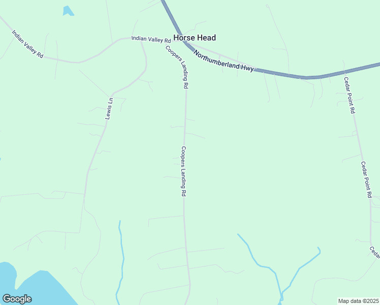 map of restaurants, bars, coffee shops, grocery stores, and more near 515 Coopers Landing Road in Heathsville