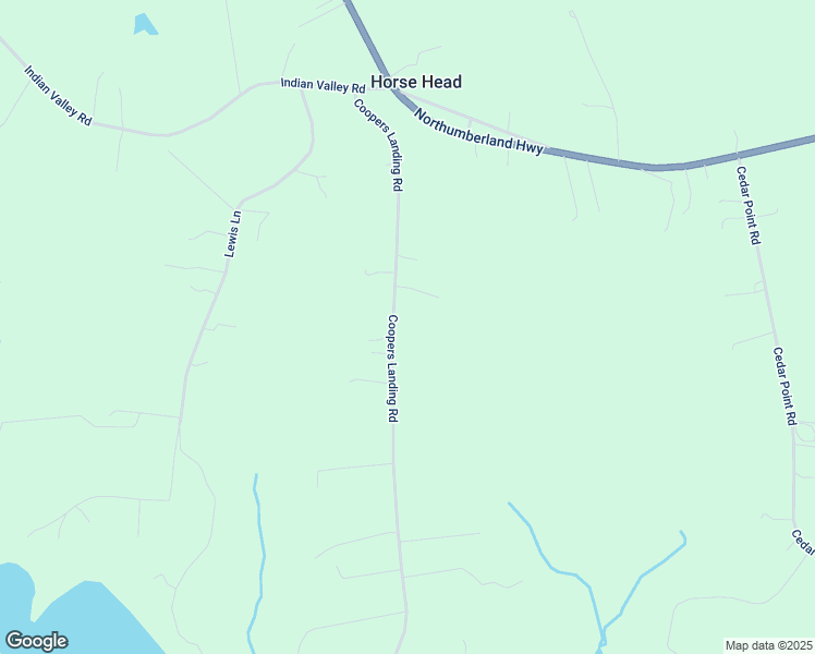 map of restaurants, bars, coffee shops, grocery stores, and more near 515 Coopers Landing Road in Heathsville