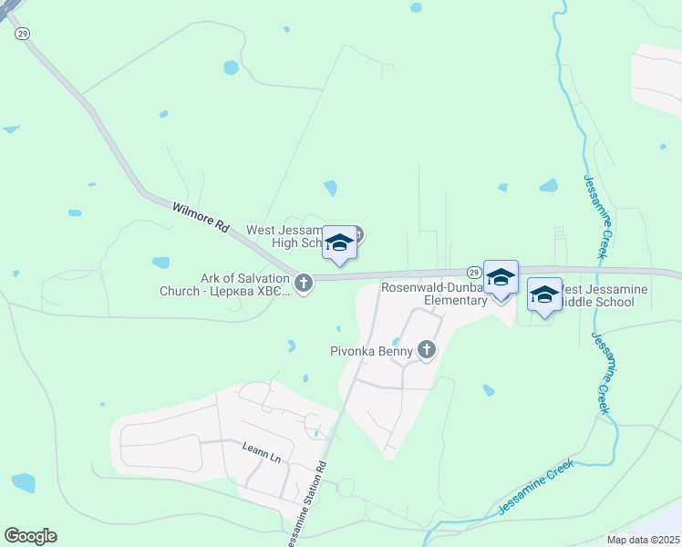 map of restaurants, bars, coffee shops, grocery stores, and more near 2101 Wilmore Road in Nicholasville