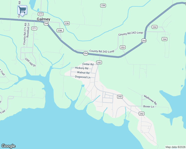 map of restaurants, bars, coffee shops, grocery stores, and more near 21734 Hickory Road in Wheatland