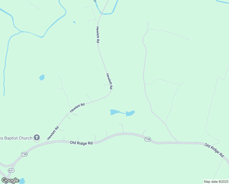 map of restaurants, bars, coffee shops, grocery stores, and more near 17456 Hewlett Road in Beaverdam