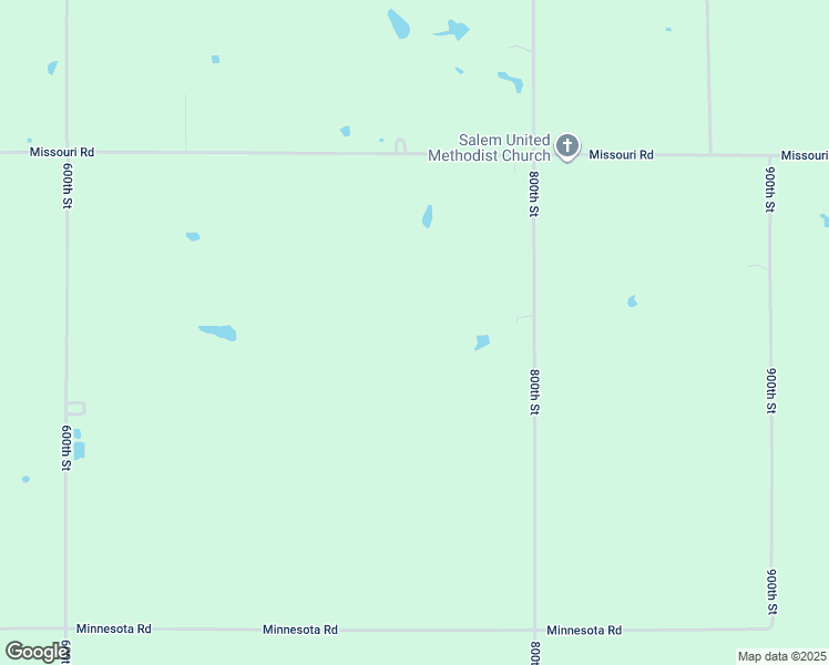 map of restaurants, bars, coffee shops, grocery stores, and more near 1066 800th Street in Iola