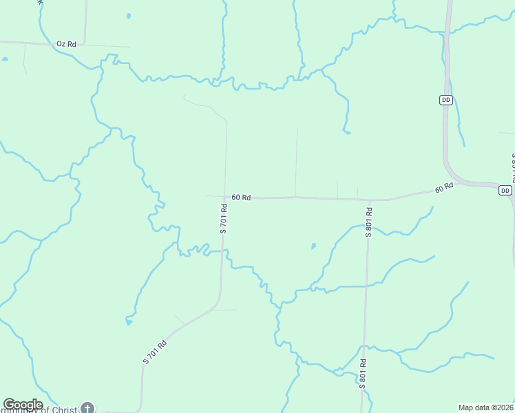 map of restaurants, bars, coffee shops, grocery stores, and more near 7600 60 Road in El Dorado Springs