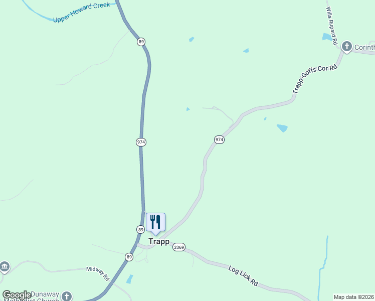 map of restaurants, bars, coffee shops, grocery stores, and more near 564 Trapp-Goffs Corner Road in Winchester