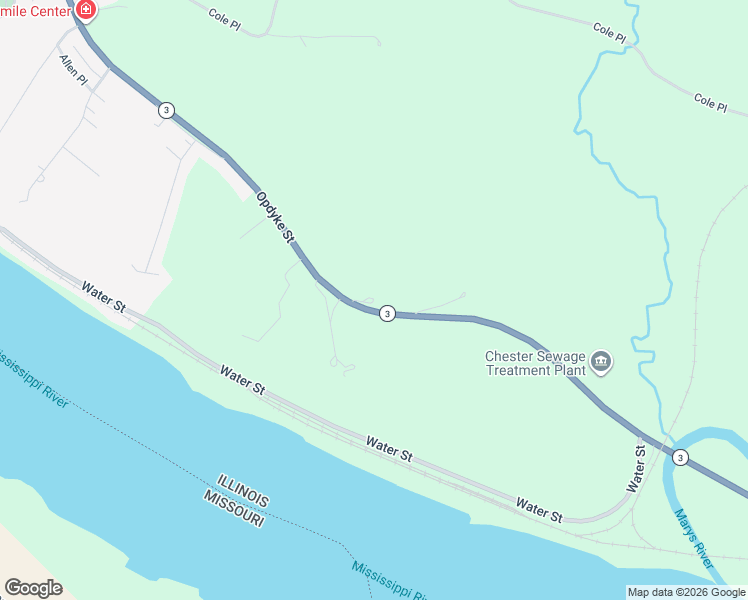 map of restaurants, bars, coffee shops, grocery stores, and more near 1477 Opdyke Street in Chester