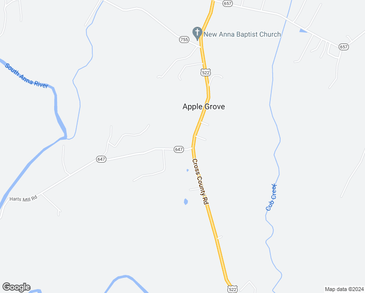 map of restaurants, bars, coffee shops, grocery stores, and more near 2531 Harts Mill Road in Mineral