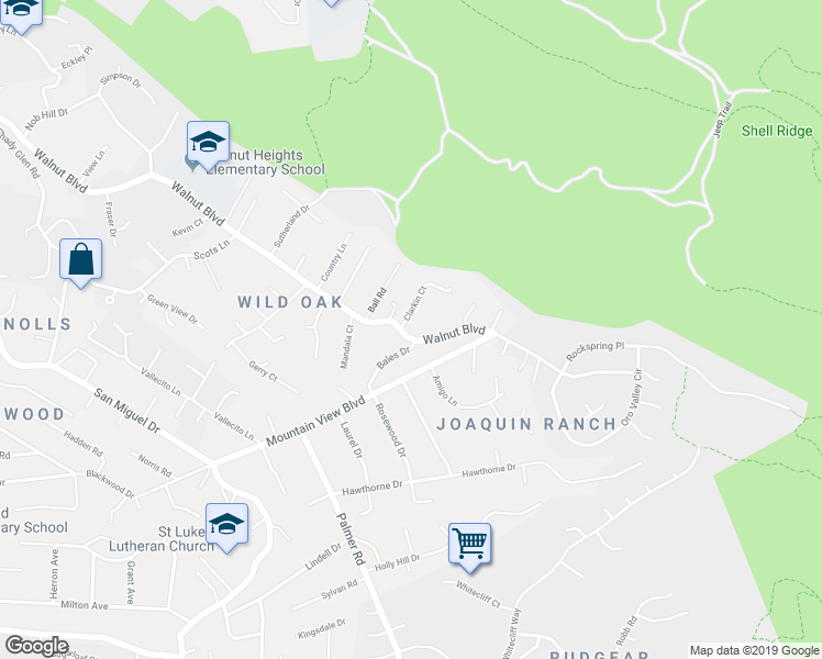 map of restaurants, bars, coffee shops, grocery stores, and more near 312 Clarkin Court in Walnut Creek