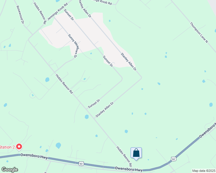 map of restaurants, bars, coffee shops, grocery stores, and more near 906 Sunset Drive in Vine Grove