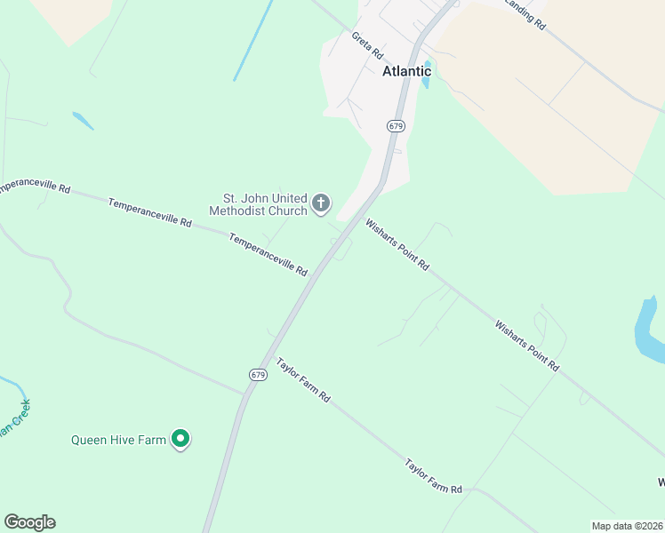 map of restaurants, bars, coffee shops, grocery stores, and more near 32247-32253 Oaks Circle in Atlantic