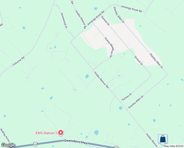 map of restaurants, bars, coffee shops, grocery stores, and more near 1230 Hobbs Reesor Road in Vine Grove