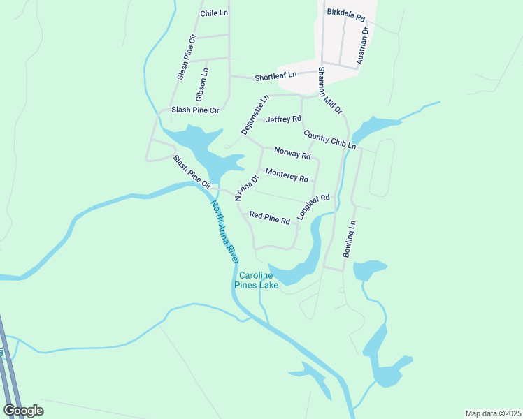 map of restaurants, bars, coffee shops, grocery stores, and more near 12059 Red Pine Road in Ruther Glen