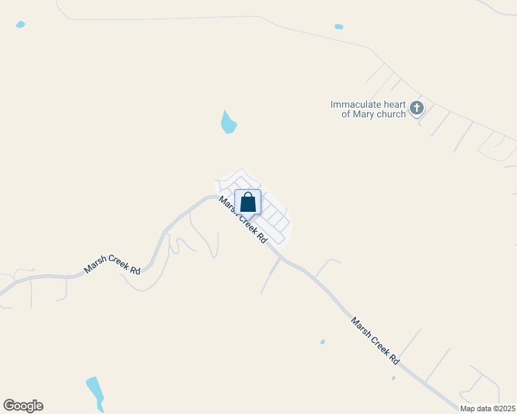 map of restaurants, bars, coffee shops, grocery stores, and more near John Marsh Road in Brentwood