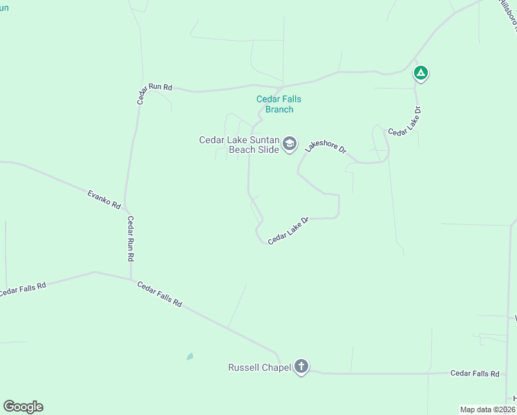 map of restaurants, bars, coffee shops, grocery stores, and more near 6480 Cedar Run in Bonne Terre