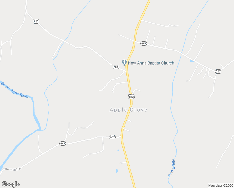 map of restaurants, bars, coffee shops, grocery stores, and more near 11543 Cross County Road in Mineral