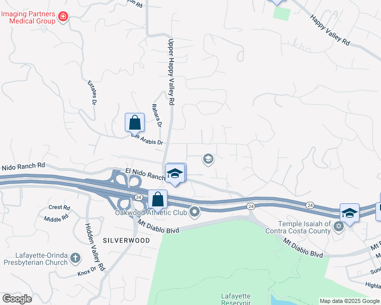 map of restaurants, bars, coffee shops, grocery stores, and more near 3958 Franke Lane in Lafayette