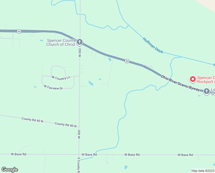 map of restaurants, bars, coffee shops, grocery stores, and more near 670 North Cty Road 180 West in Rockport
