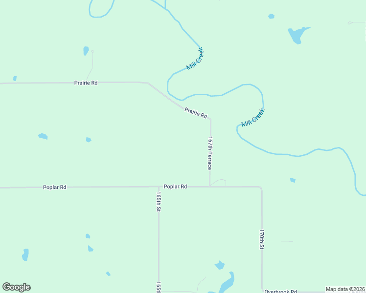map of restaurants, bars, coffee shops, grocery stores, and more near 1662 Prairie Road in Fort Scott