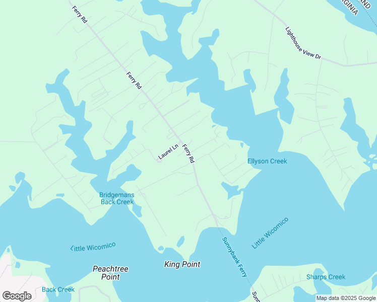map of restaurants, bars, coffee shops, grocery stores, and more near 1223 State Route 644 in Heathsville