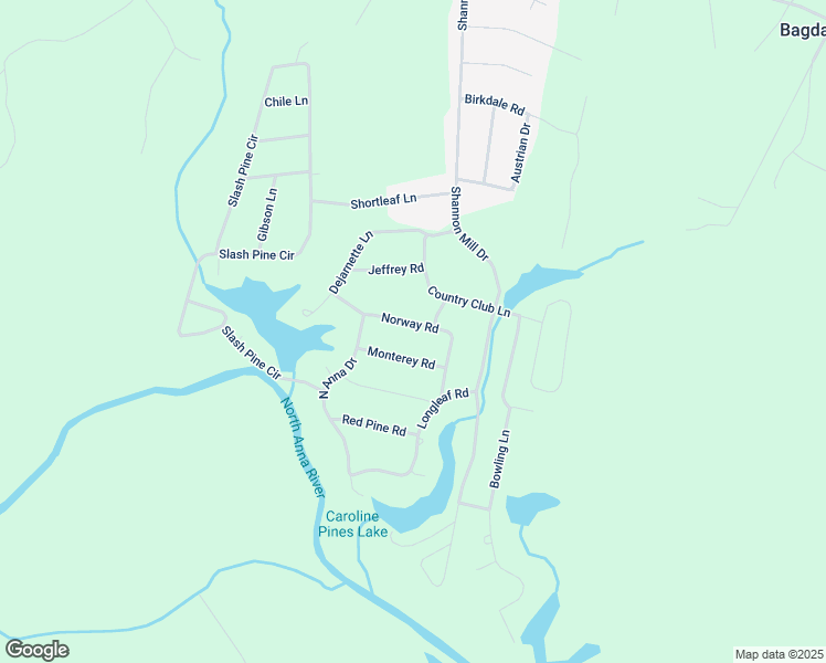 map of restaurants, bars, coffee shops, grocery stores, and more near 12120 Norway Road in Ruther Glen