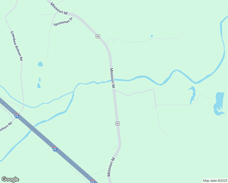 map of restaurants, bars, coffee shops, grocery stores, and more near 15710 State Route M in Saint Mary