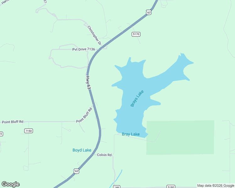 map of restaurants, bars, coffee shops, grocery stores, and more near 13850 US Highway 63 in Rolla