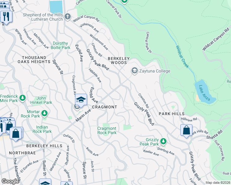 map of restaurants, bars, coffee shops, grocery stores, and more near 922 Keeler Avenue in Berkeley