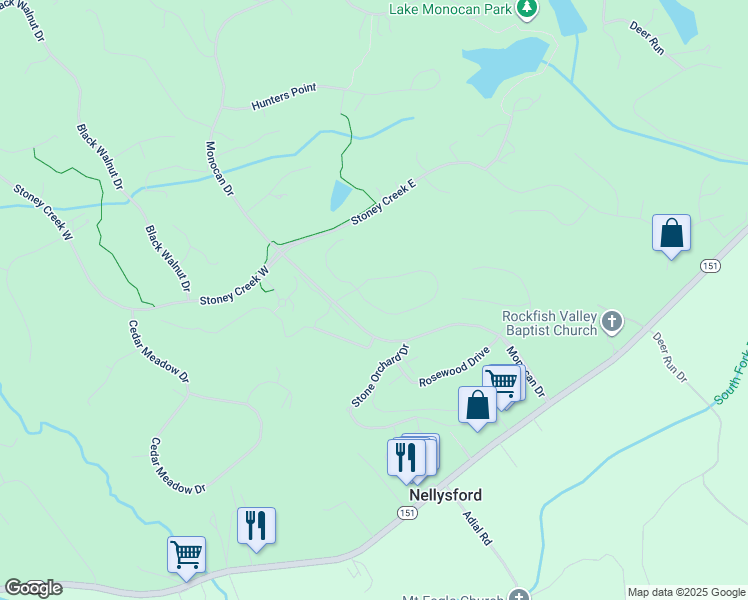 map of restaurants, bars, coffee shops, grocery stores, and more near Cedar Glen Close in Nelson