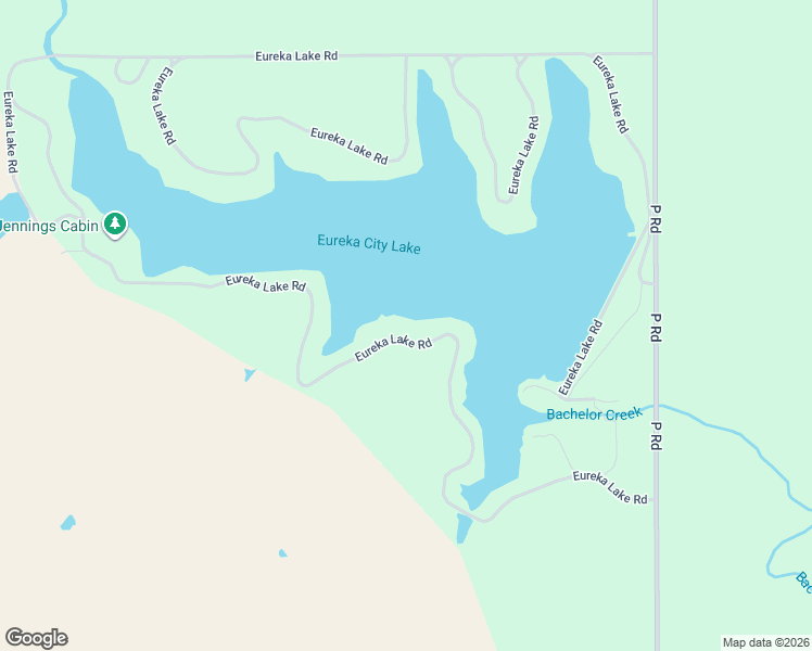 map of restaurants, bars, coffee shops, grocery stores, and more near 200 Eureka Lake Road in Eureka