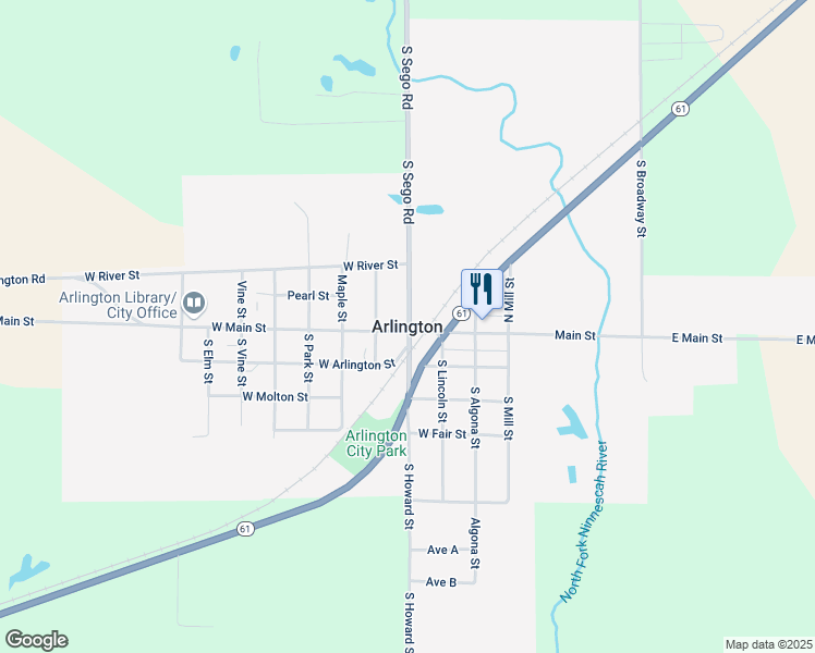 map of restaurants, bars, coffee shops, grocery stores, and more near in Arlington