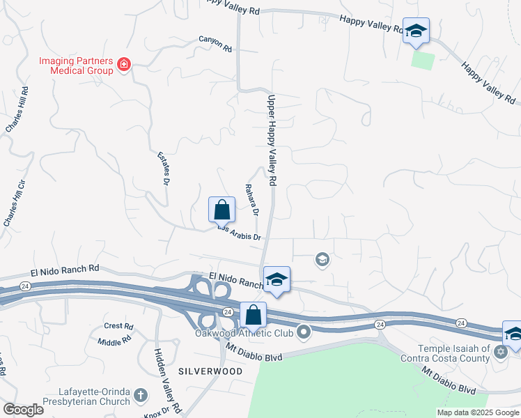 map of restaurants, bars, coffee shops, grocery stores, and more near 3981 South Peardale Drive in Lafayette