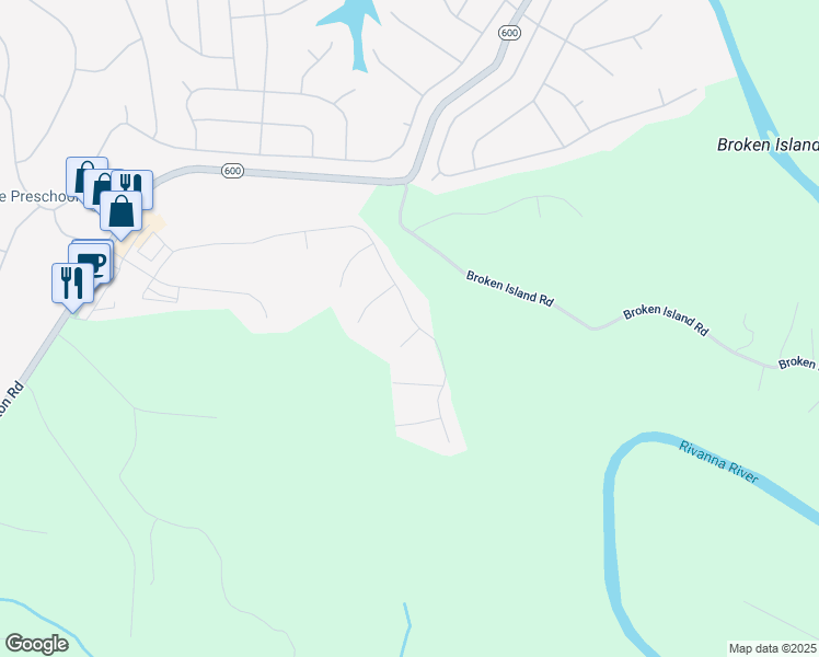 map of restaurants, bars, coffee shops, grocery stores, and more near 16 Kathy Court in Palmyra