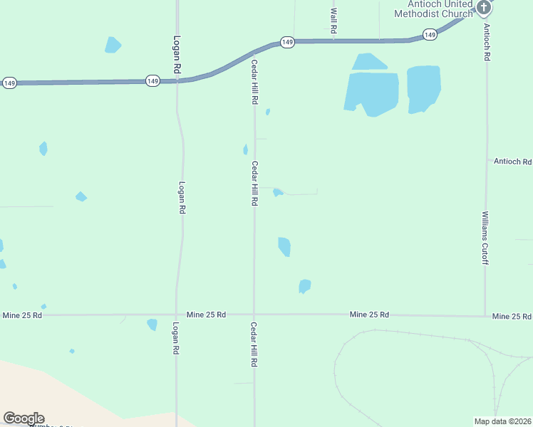 map of restaurants, bars, coffee shops, grocery stores, and more near 2428 Cedar Hill Road in West Frankfort