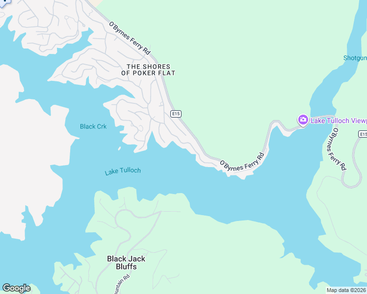 map of restaurants, bars, coffee shops, grocery stores, and more near 832 Poker Flat Road in Copperopolis