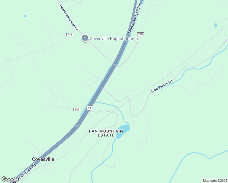map of restaurants, bars, coffee shops, grocery stores, and more near 5626 Cove Garden Road in Covesville