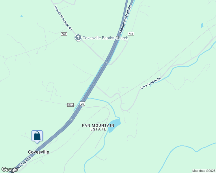 map of restaurants, bars, coffee shops, grocery stores, and more near 5626 Cove Garden Road in Covesville