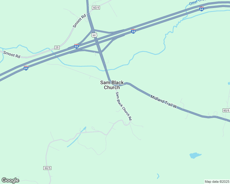 map of restaurants, bars, coffee shops, grocery stores, and more near 148 Sam Black Church Road in Smoot